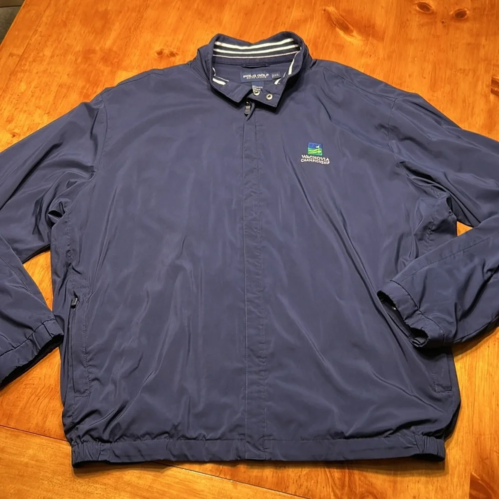 Ralph Lauren Polo Golf Navy Windbreaker Jacket - Picture 5 of 8